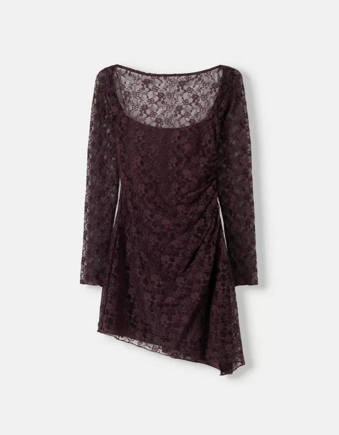 Blonde lace long sleeve mini dress Blonde lace long sleeve mini dress