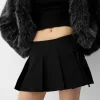 Box pleat mini skirt with bow detail Box pleat mini skirt with bow detail