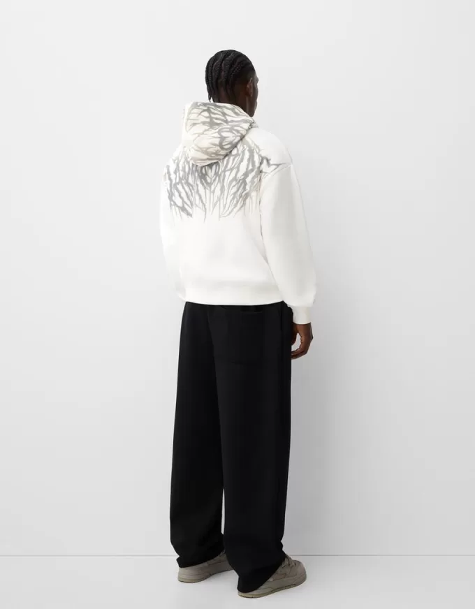 Boxy fit print hoodie Boxy fit print hoodie