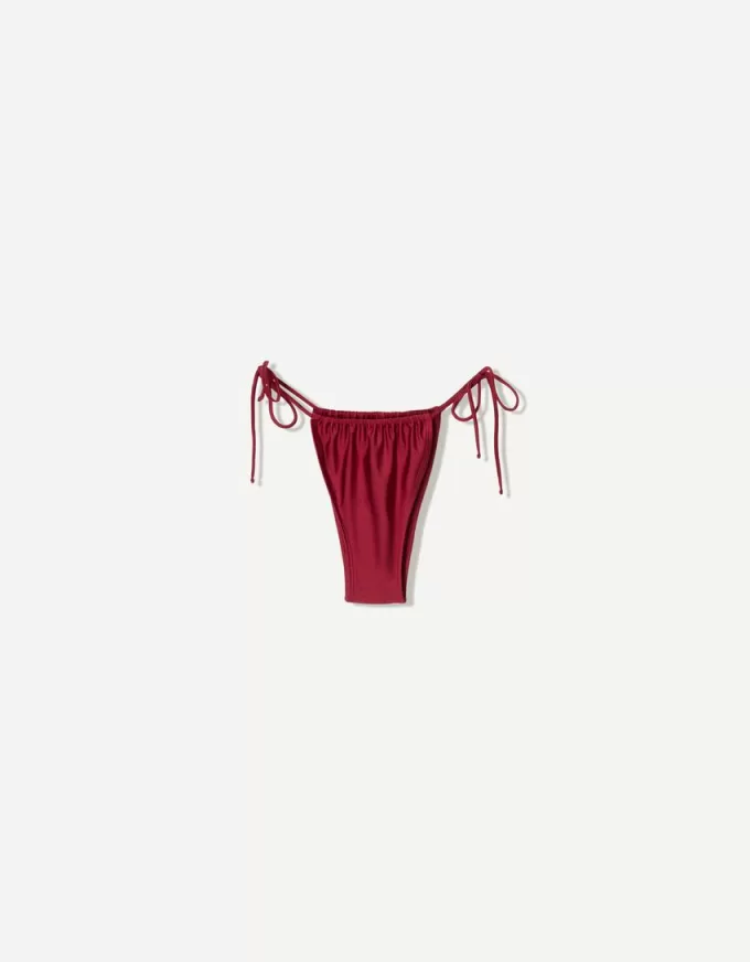 Burgundy bikini bottoms with bows Burgundy bikini bottoms with bows