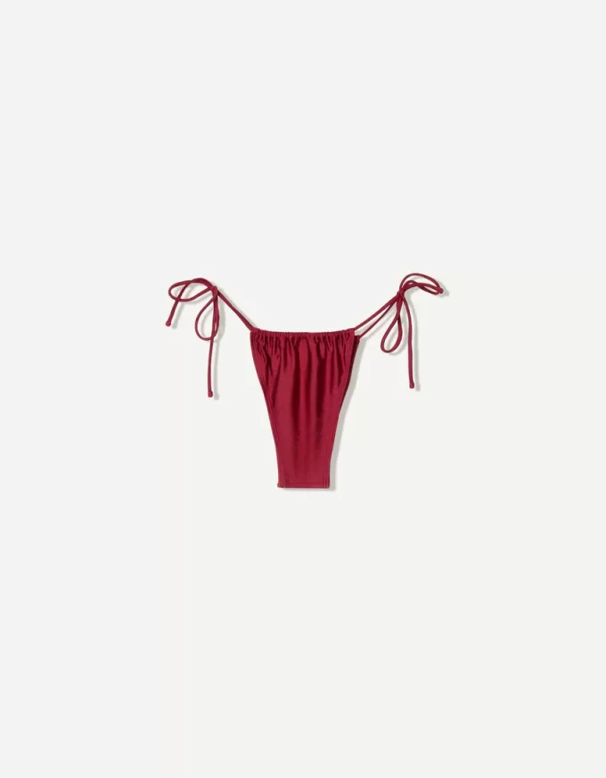 Burgundy bikini bottoms with bows Burgundy bikini bottoms with bows