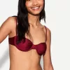 Burgundy gathered bikini top Burgundy gathered bikini top