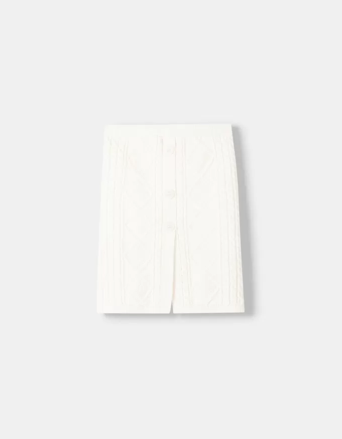 Cable knit bandeau top Cable knit bandeau top