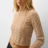Cable-knit chenille sweater Cable-knit chenille sweater