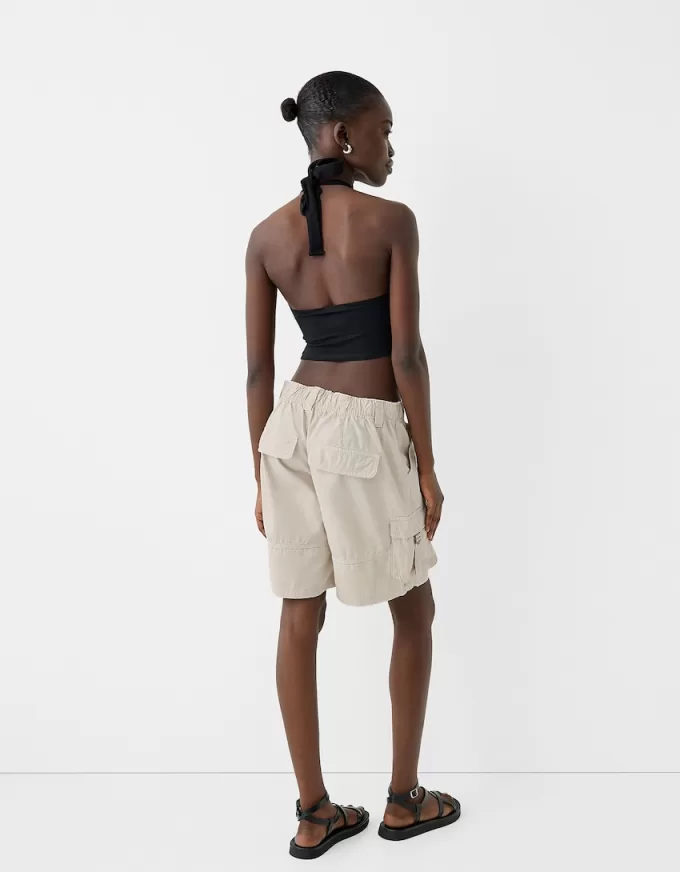 Cargo pockets with straps Bermuda shorts Cargo pockets with straps Bermuda shorts