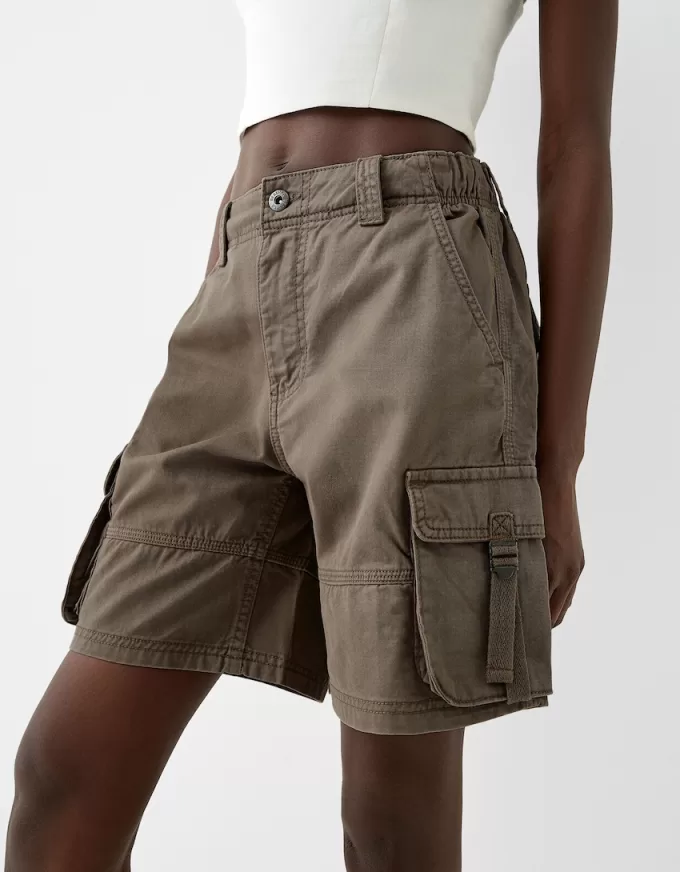 Cargo pockets with straps Bermuda shorts Cargo pockets with straps Bermuda shorts