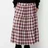 Check midi skirt Check midi skirt
