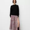 Check midi skirt Check midi skirt