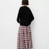 Check midi skirt Check midi skirt