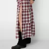Check midi skirt Check midi skirt