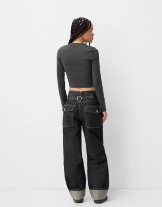 Cinnamoroll print long sleeve T-shirt