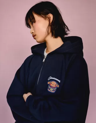Cinnamoroll zip-up hoodie