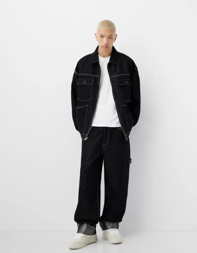 Contrast denim jacket Contrast denim jacket