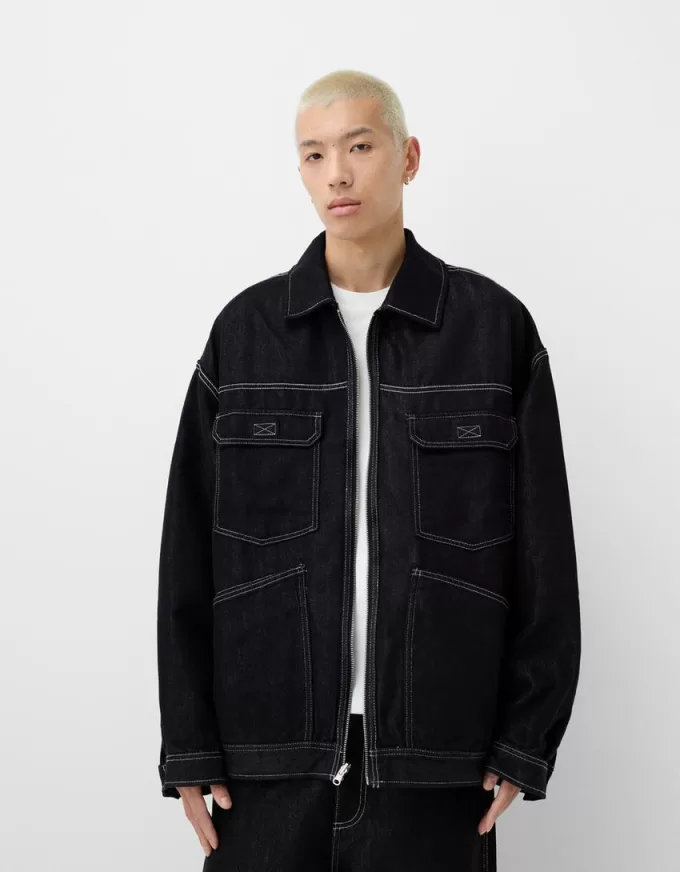 Contrast denim jacket Contrast denim jacket