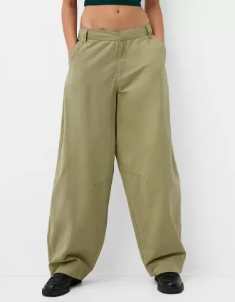 Cotton balloon pants