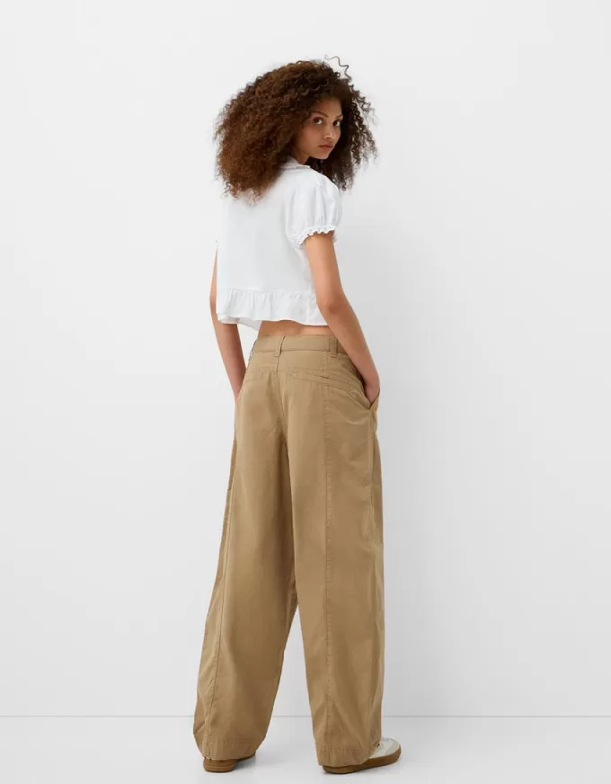 Cotton balloon pants