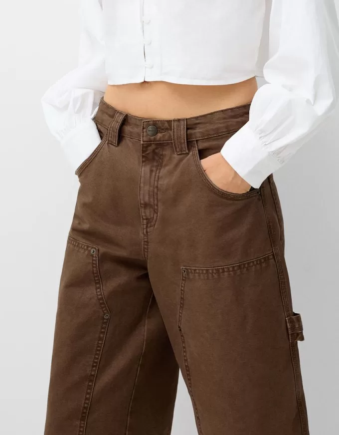 Cotton carpenter Bermuda shorts Cotton carpenter Bermuda shorts