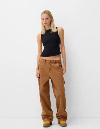 Cotton carpenter pants