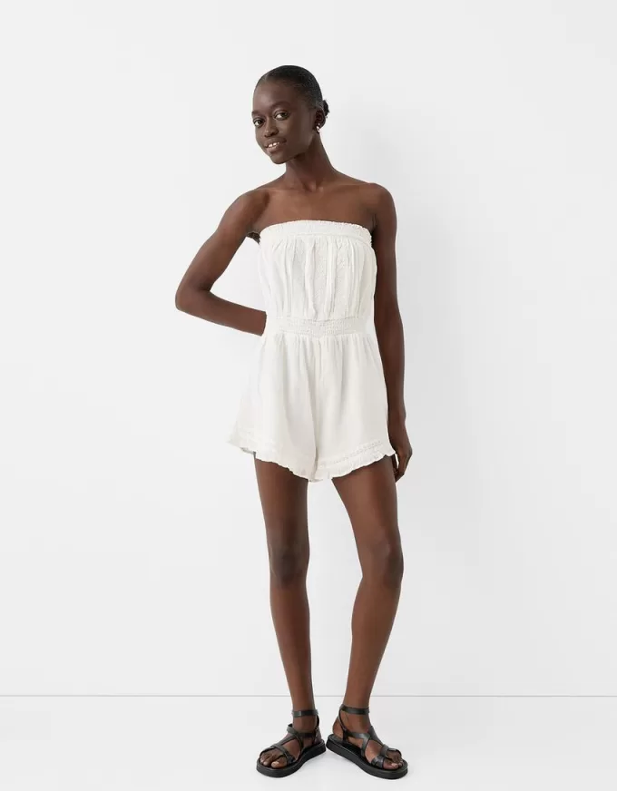 Cotton chiffon playsuit Cotton chiffon playsuit