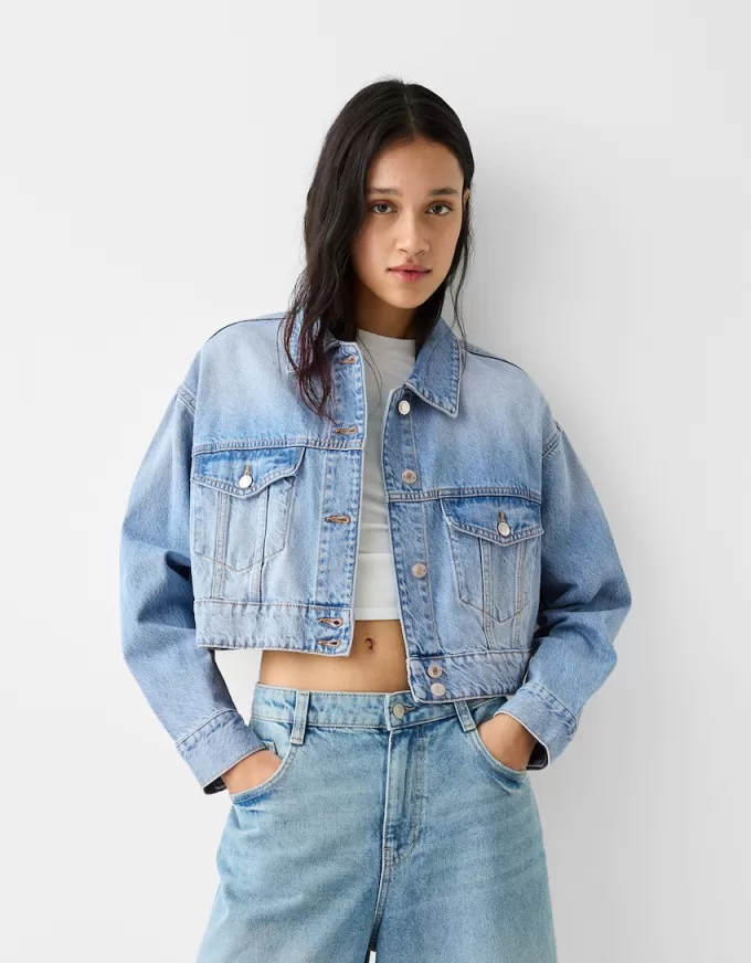 Cropped denim jacket Cropped denim jacket