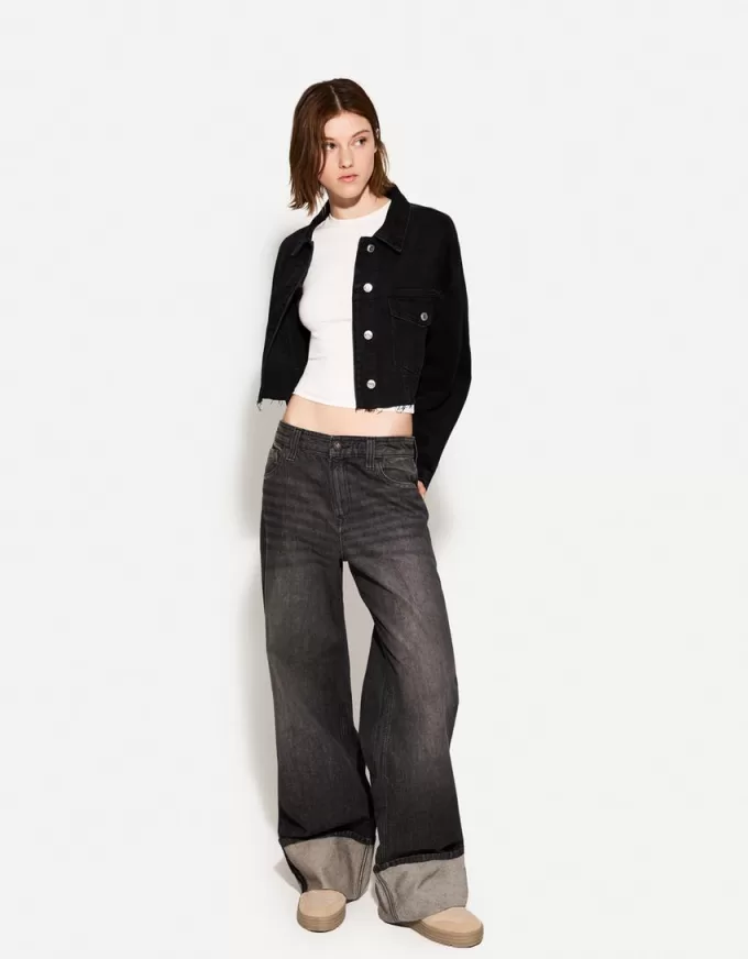 Cropped denim jacket Cropped denim jacket