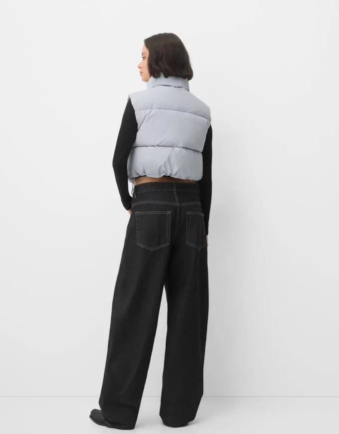 Cropped puffer vest Cropped puffer vest