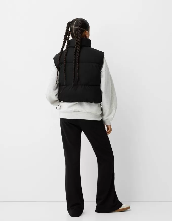 Cropped puffer vest Cropped puffer vest