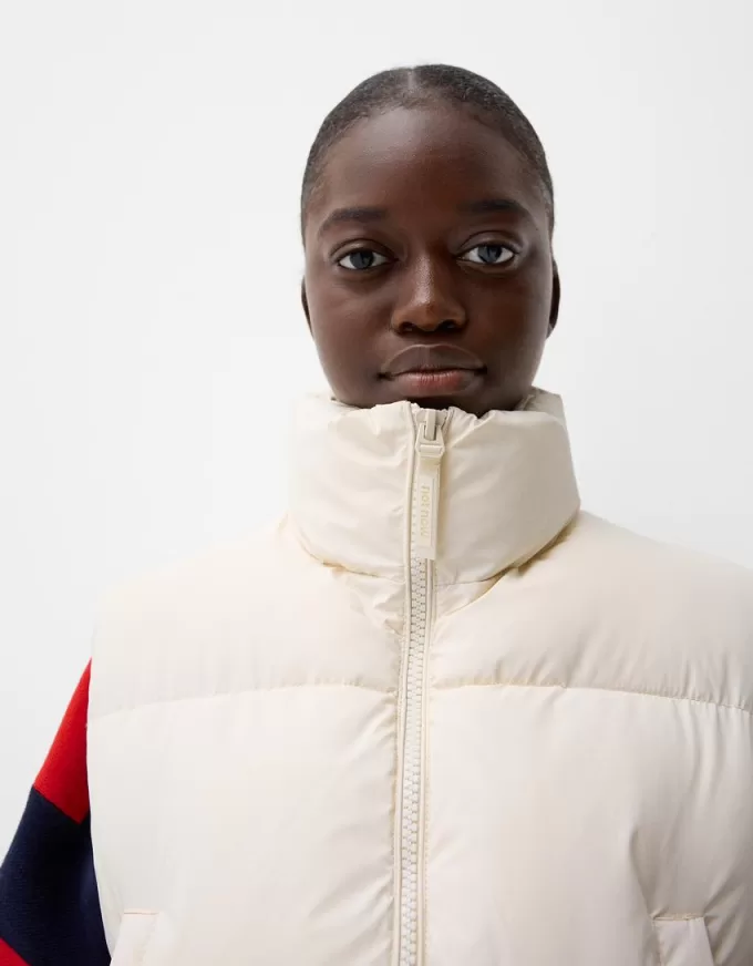 Cropped puffer vest Cropped puffer vest