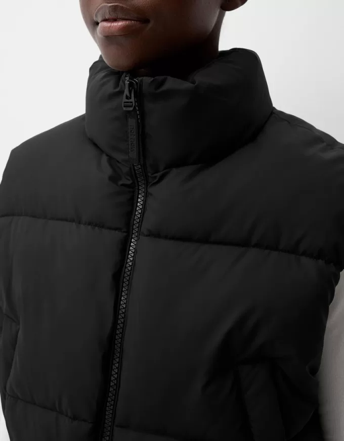 Cropped puffer vest Cropped puffer vest