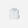 Cropped puffer vest Cropped puffer vest