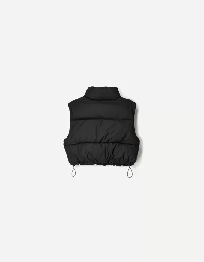 Cropped puffer vest Cropped puffer vest
