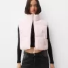 Cropped puffer vest Cropped puffer vest