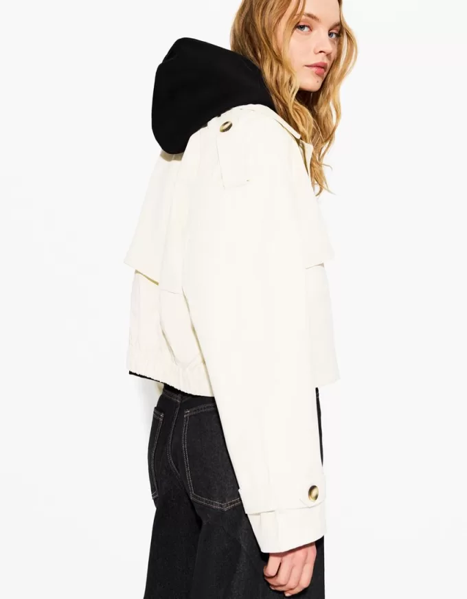 Cropped trench coat Cropped trench coat