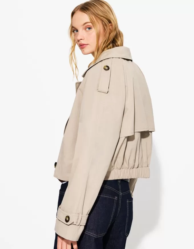 Cropped trench coat Cropped trench coat