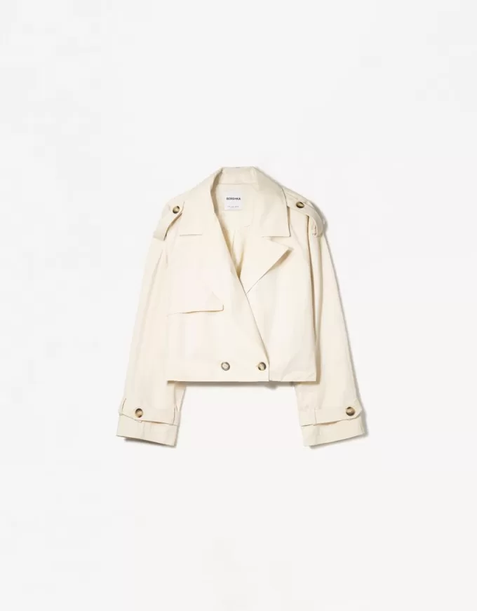 Cropped trench coat Cropped trench coat