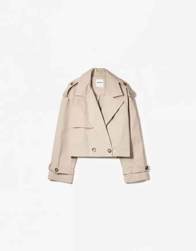 Cropped trench coat Cropped trench coat