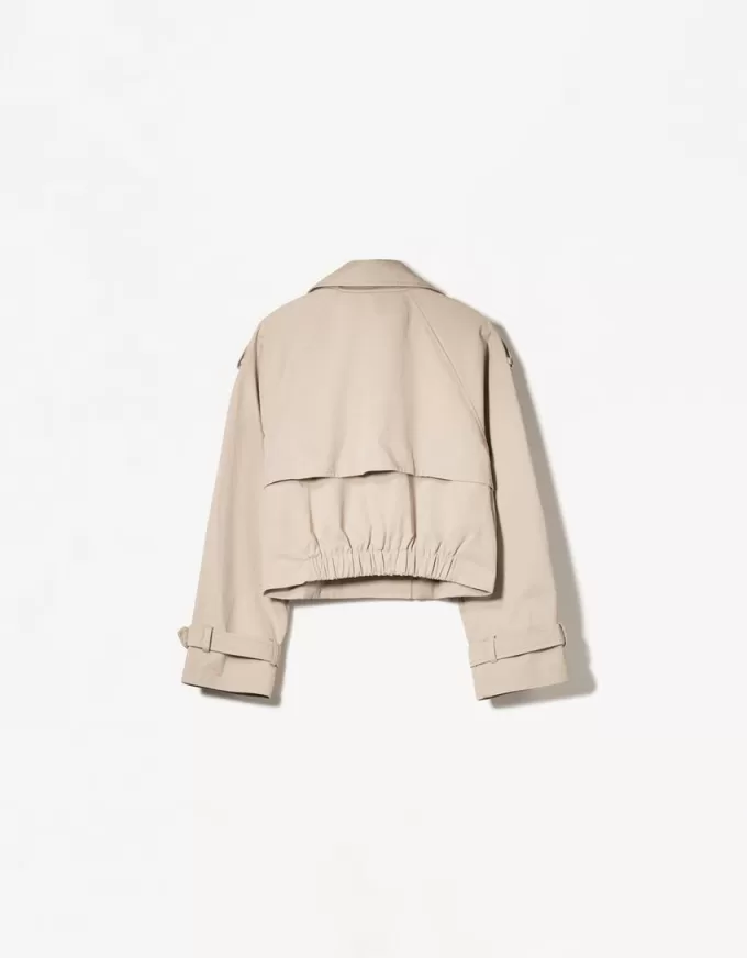 Cropped trench coat Cropped trench coat
