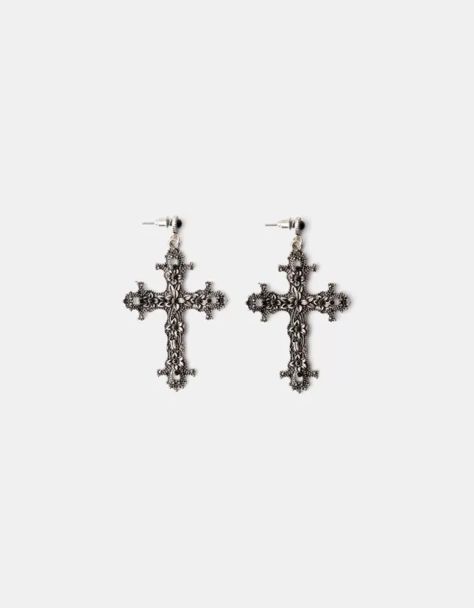 Cross earrings