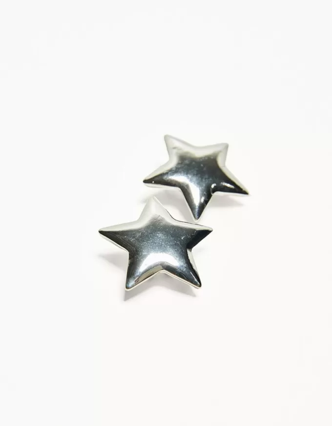 Dangling star earrings
