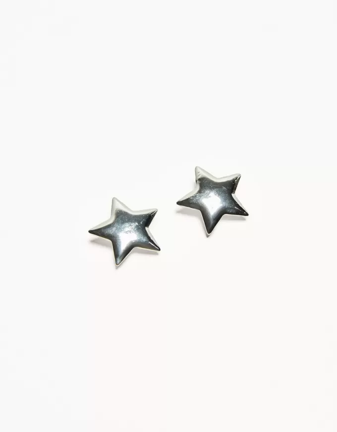 Dangling star earrings
