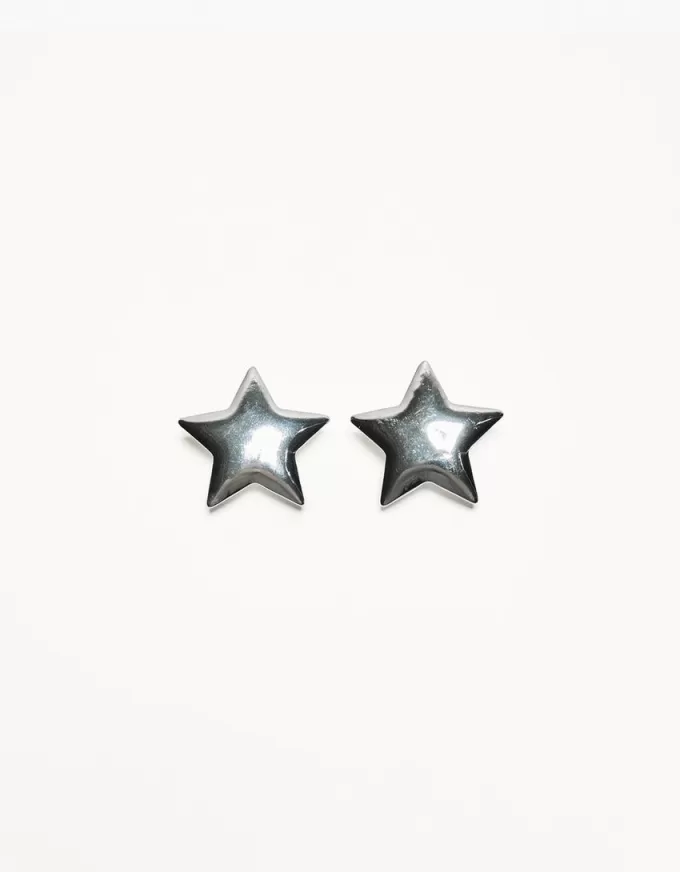 Dangling star earrings