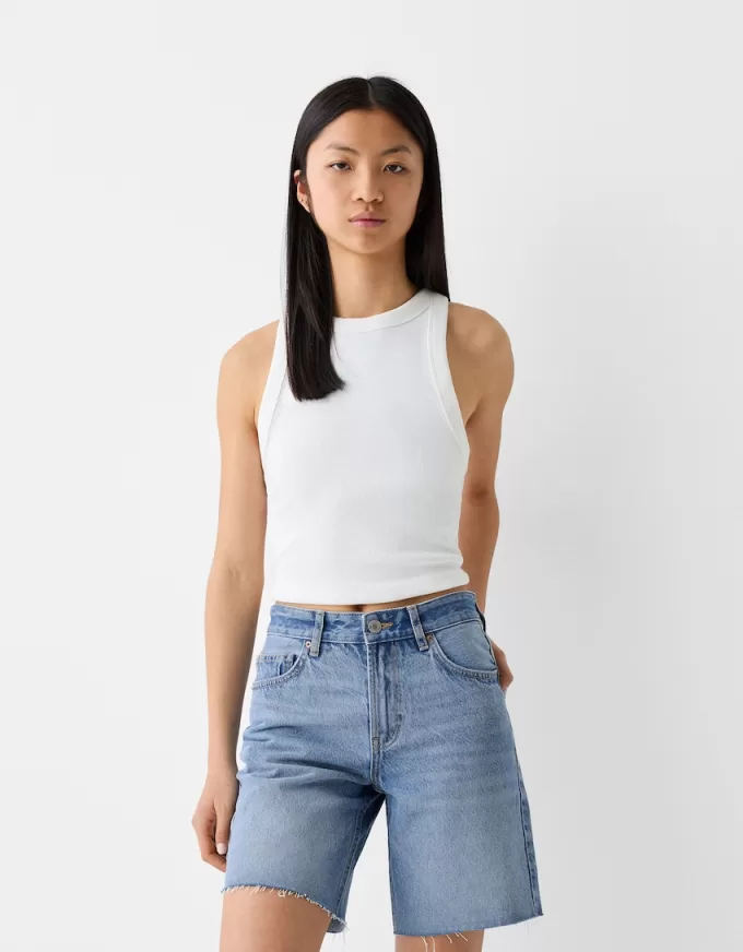 Denim Bermuda shorts Denim Bermuda shorts