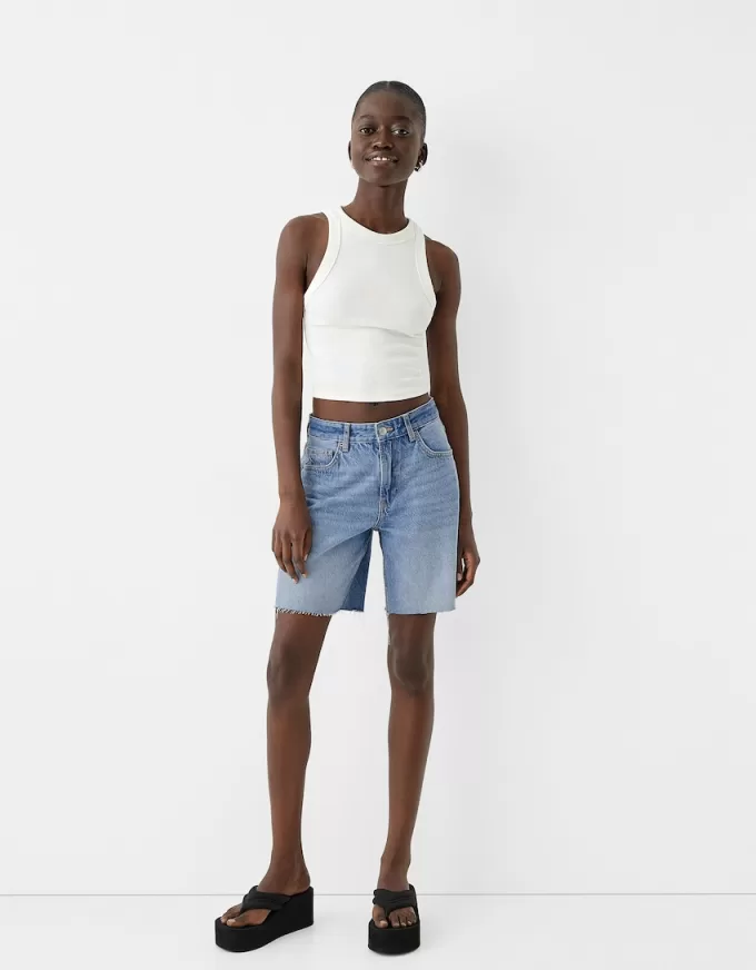 Denim Bermuda shorts Denim Bermuda shorts
