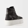Denim high-top sneakers Denim high-top sneakers