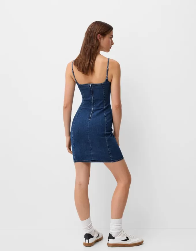 Denim mini dress Denim mini dress