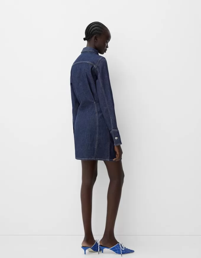 Denim mini dress Denim mini dress