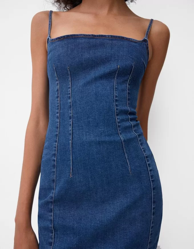 Denim mini dress Denim mini dress