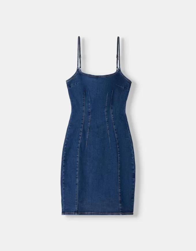 Denim mini dress Denim mini dress