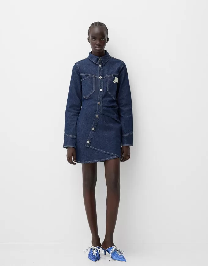 Denim mini dress Denim mini dress