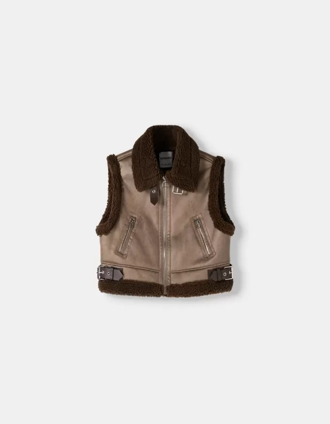 Double-faced vest Double-faced vest